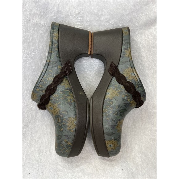 CROCS Sarah Crosslite Floral Dual Comfort Heel Clogs Mules 203764 Women's Size 8 - Picture 5 of 7